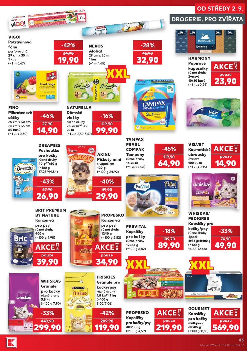Kaufland 2.9. - 8.9. - Kaufland - Plzeň - Košutka