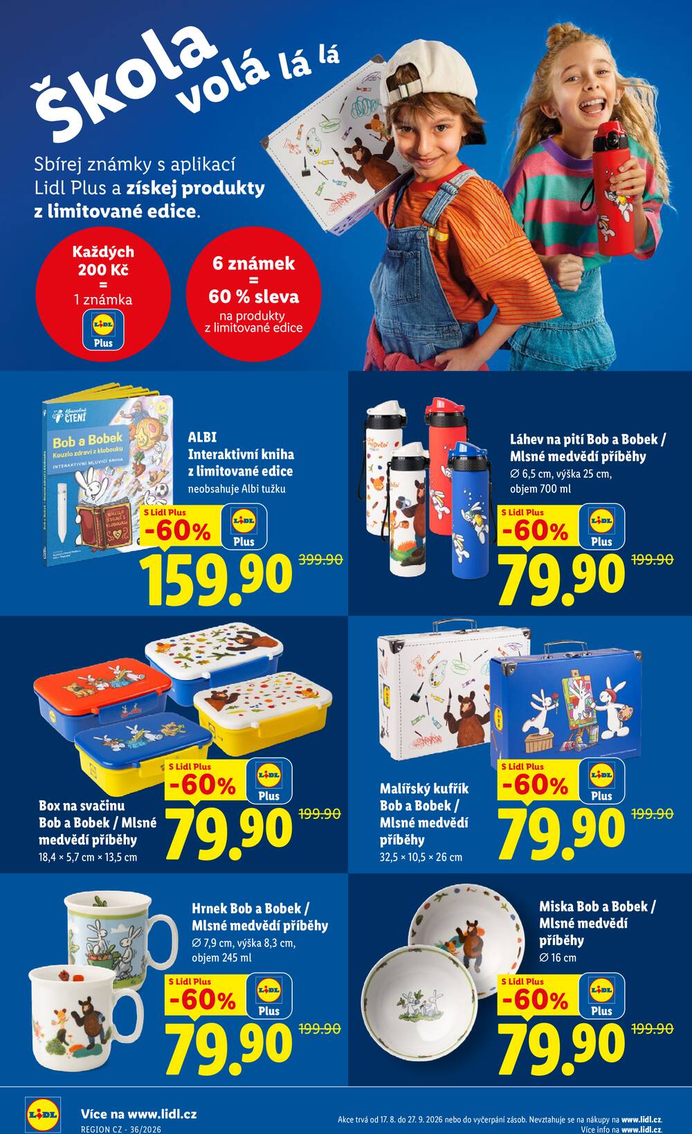 Lidl od 31.8. do 2.9.2026