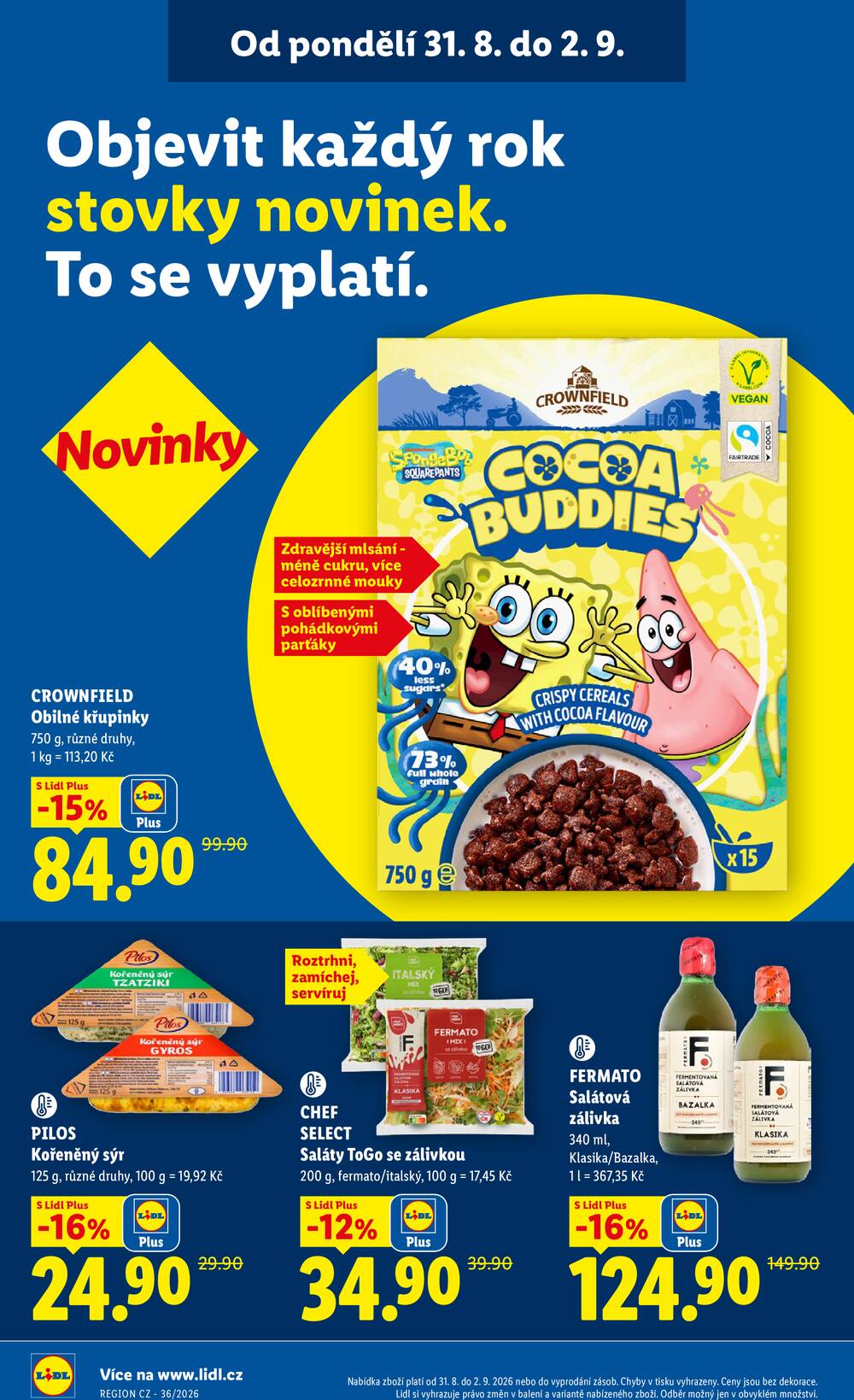 Lidl od 31.8. do 2.9.2026