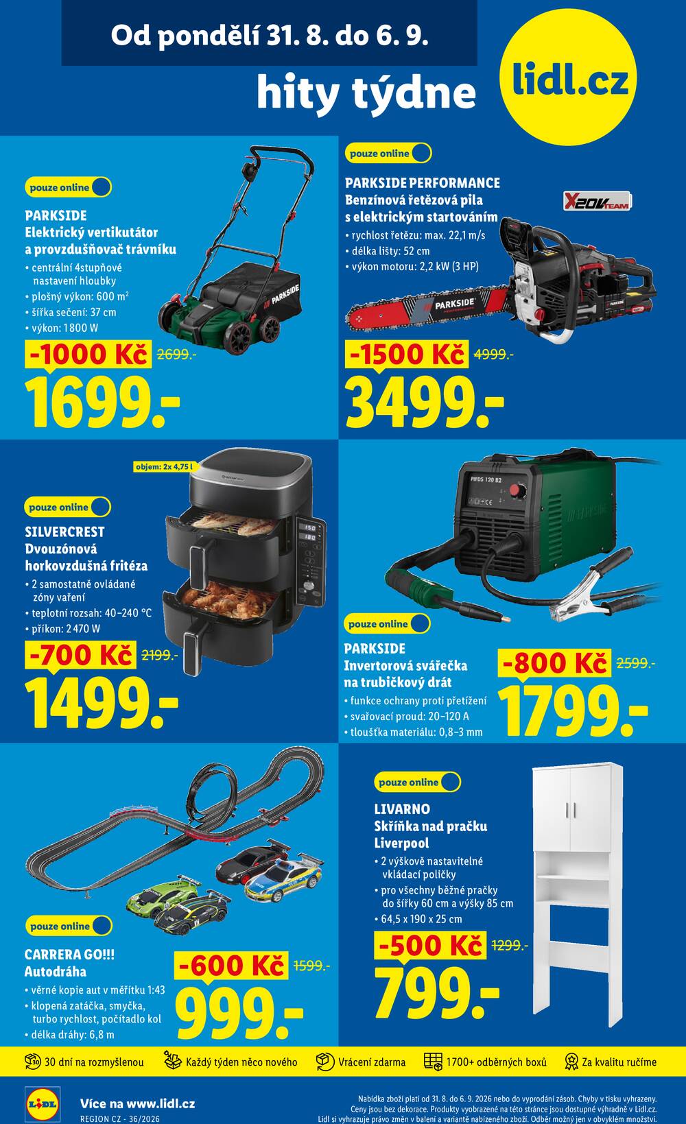 Lidl od 31.8. do 2.9.2026