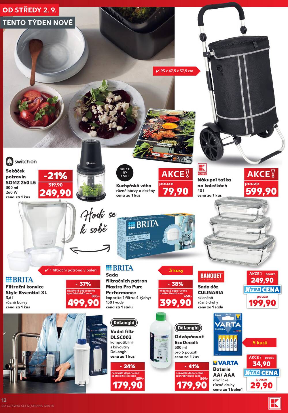 Leták Kaufland - Kaufland - spotřební zboží - 2.9.-8.9.2026 - strana 12 Leták Kaufland - Kaufland - spotřební zboží - 2.9.-8.9.2026 - strana 12