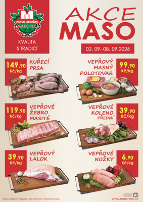 MAKOVEC a.s. – maso uzeniny : 6 letáků