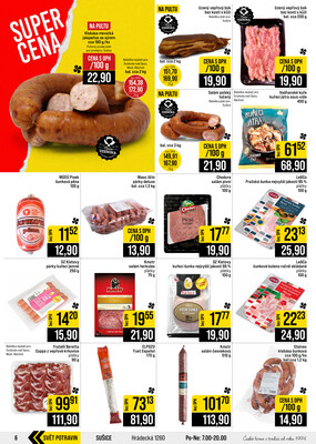 JIP Cash & Carry České Budějovice, Most, Náchod, Polička, Sušice a Svoboda nad Úpou od 2.9. do 8.9.2026