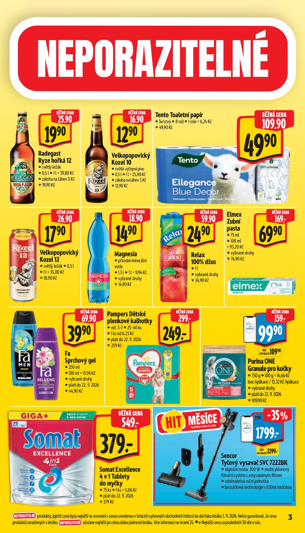 Albert Supermarket od 9.9. do 15.9.2026