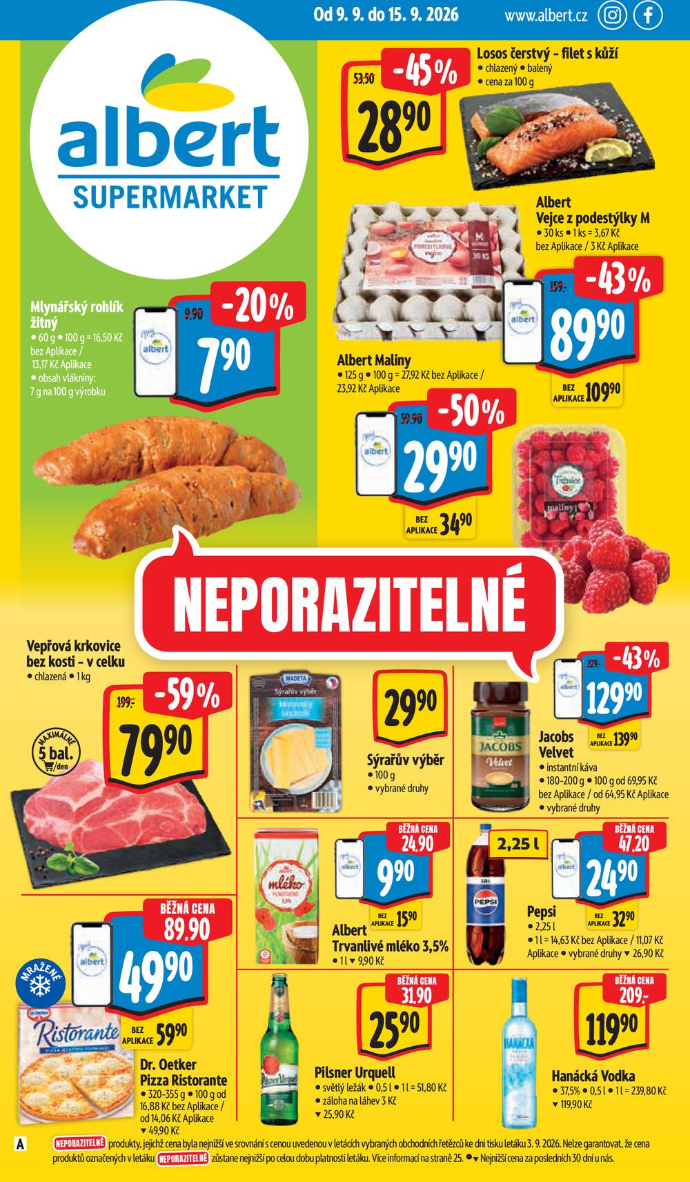 Albert Supermarket Jihomoravský od 9.9. do 15.9.2026