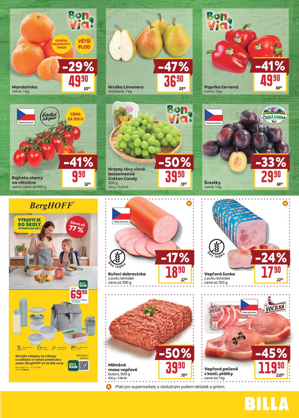 Leták BILLA - BILLA malý leták od 9.9. do 15.9.2026 - strana 3 Leták BILLA - BILLA malý leták od 9.9. do 15.9.2026 - strana 3