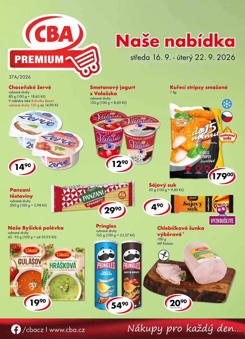 CBA Premium od 16.9. do 22.9.2026