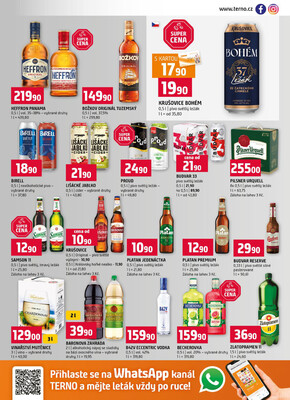 Terno Třeboň, Týn n. Vlt., Bechyně, Trhové Sviny, Hradec Králové, Zlín, Český Krumlov, Prachatice, Jihlava, Strakonice, Tábor od 9.9. do 15.9.2026