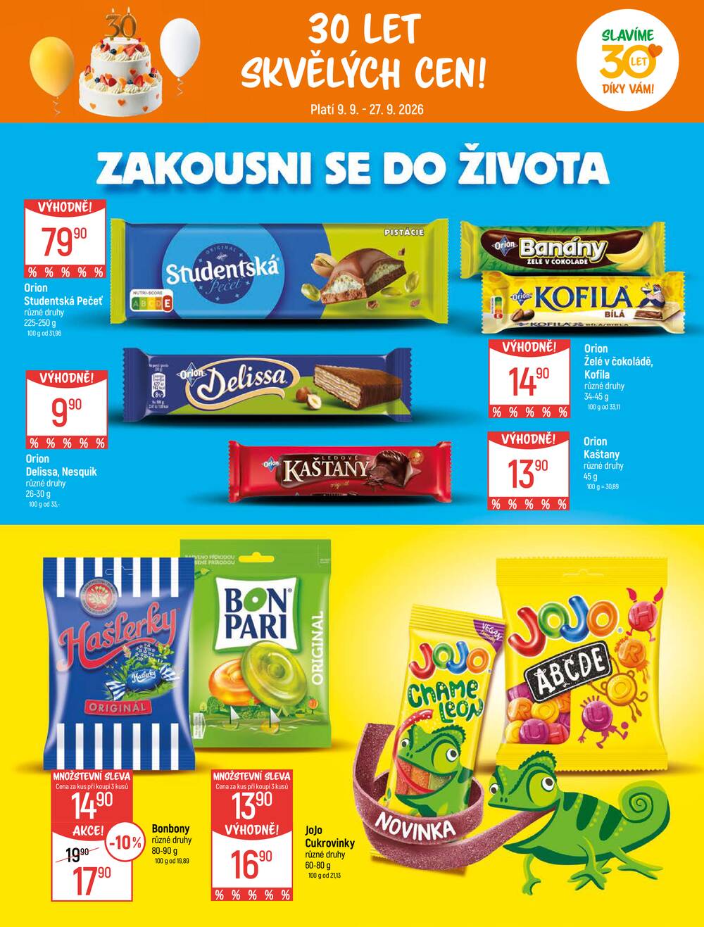 Akční leták Globus 9.9. - 27.9.2026 - Globus Praha - Čakovice