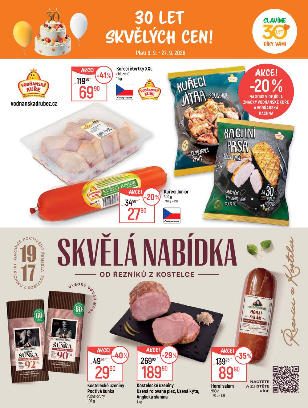 Akční leták Globus 9.9. - 27.9.2026 - Globus Liberec