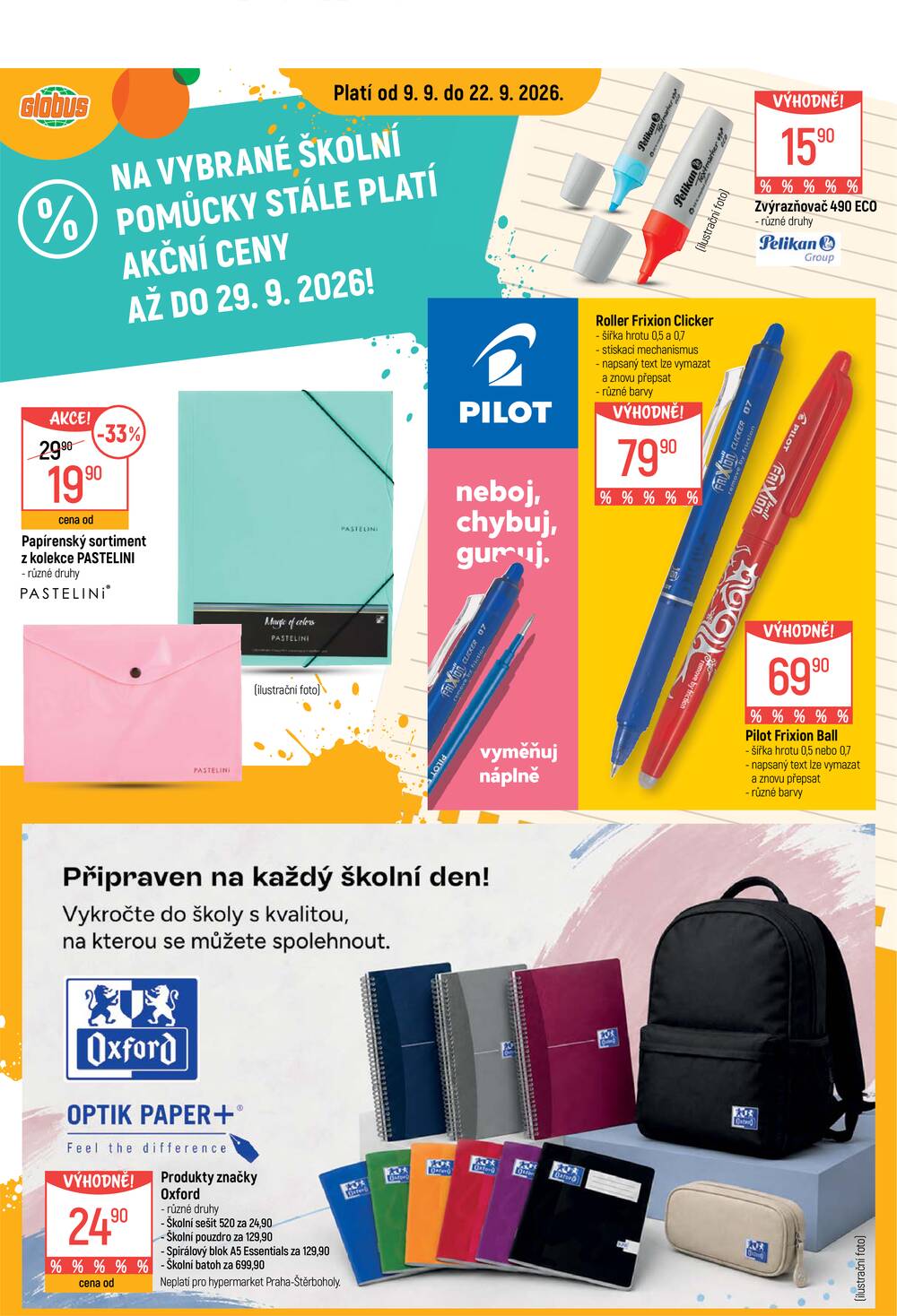 Leták Globus - Akční leták Globus 9.9. - 15.9.2026 - Globus Pardubice - strana 9