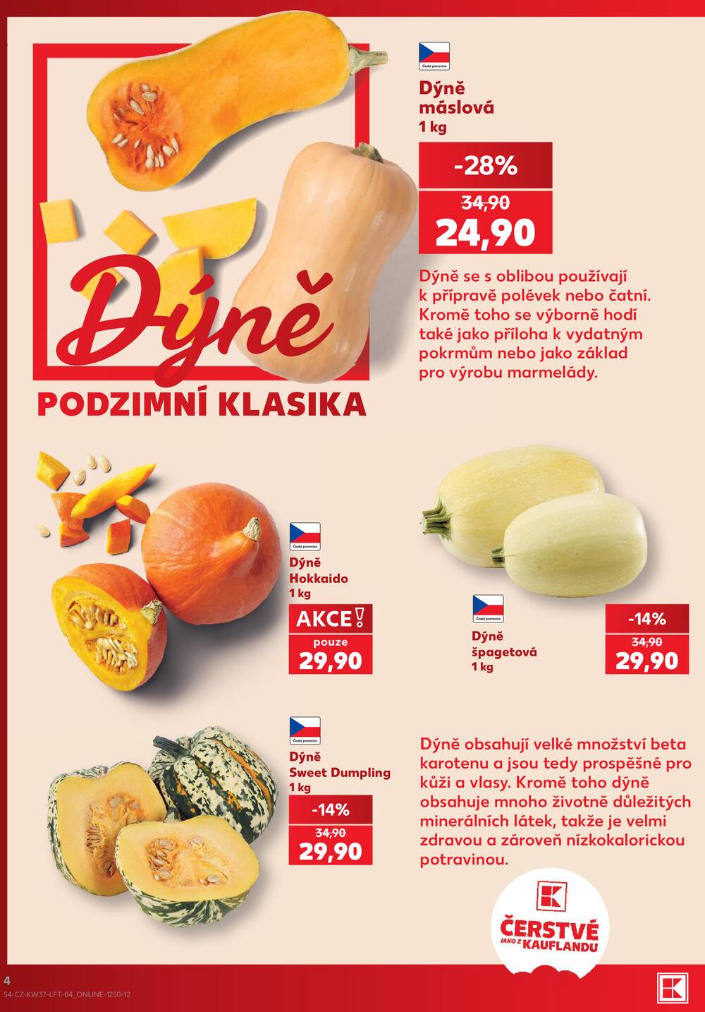 Kaufland 9.9. - 15.9. - Kaufland - Praha 3 (Jarov)