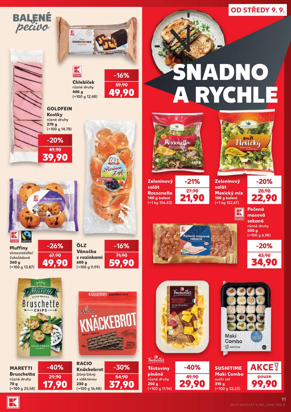 Kaufland 9.9. - 15.9. - Kaufland - Praha 3 (Jarov)