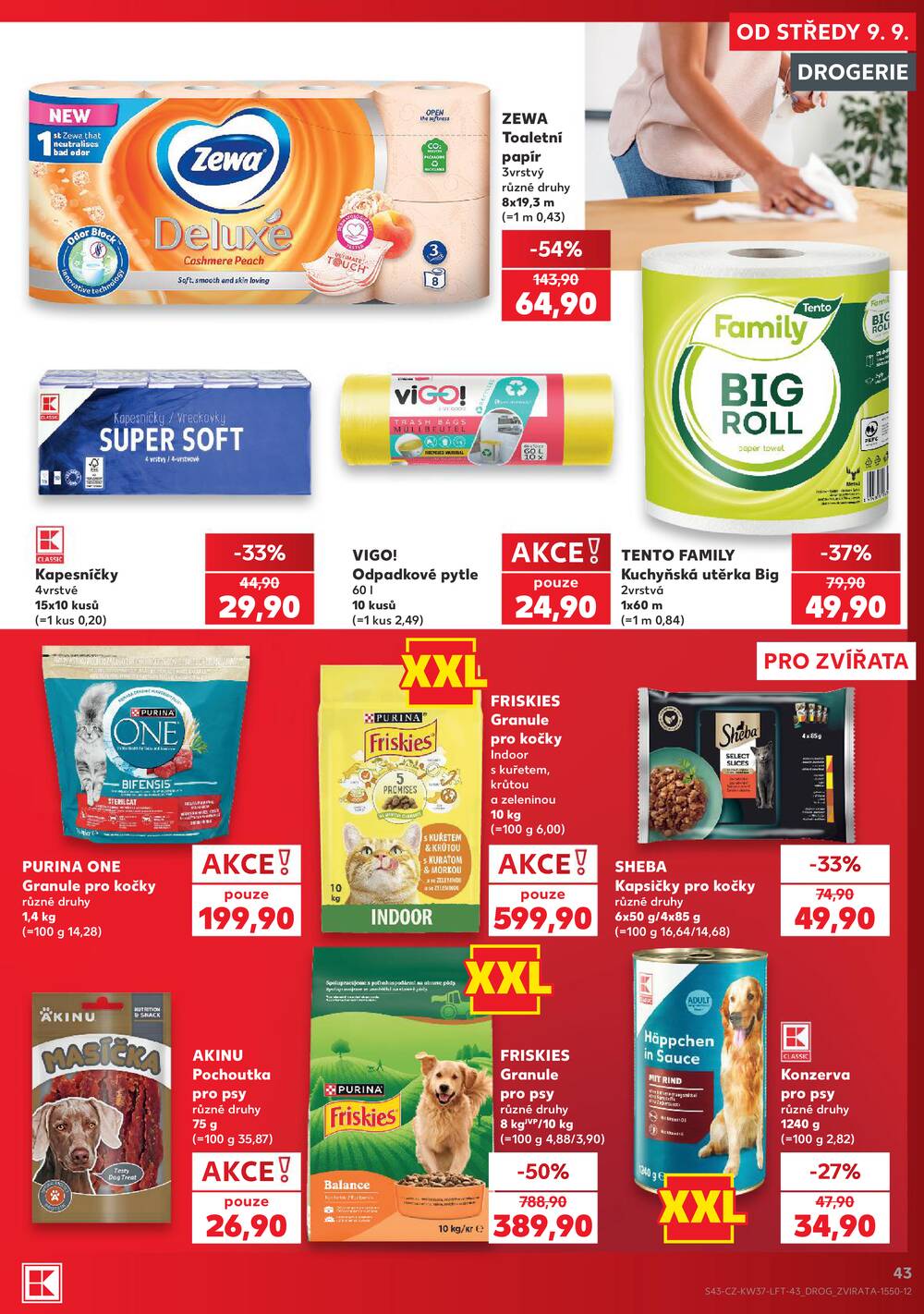 Kaufland 9.9. - 15.9. - Kaufland - Praha 3 (Jarov)