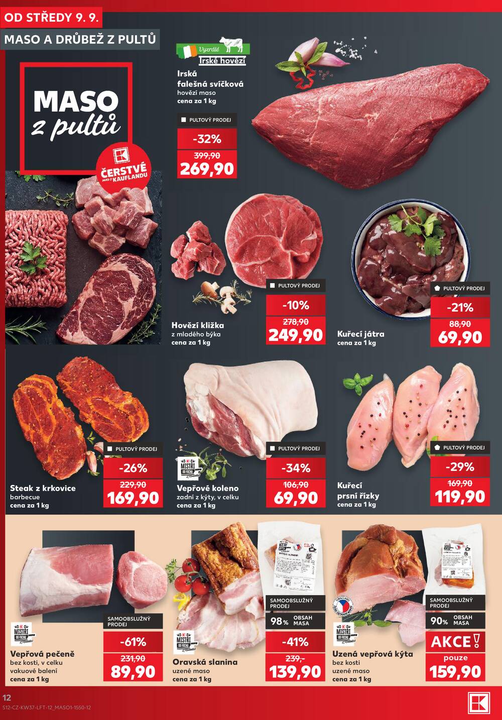 Leták Kaufland - Kaufland 9.9. - 15.9. - Kaufland Praha Čestlice - strana 12