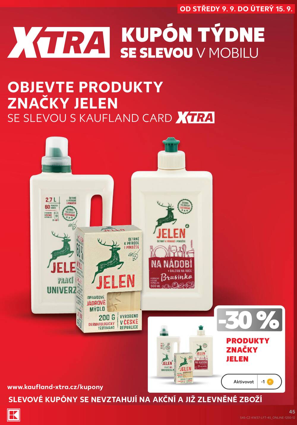 Kaufland 9.9. - 15.9. - Kaufland Praha-Barrandov