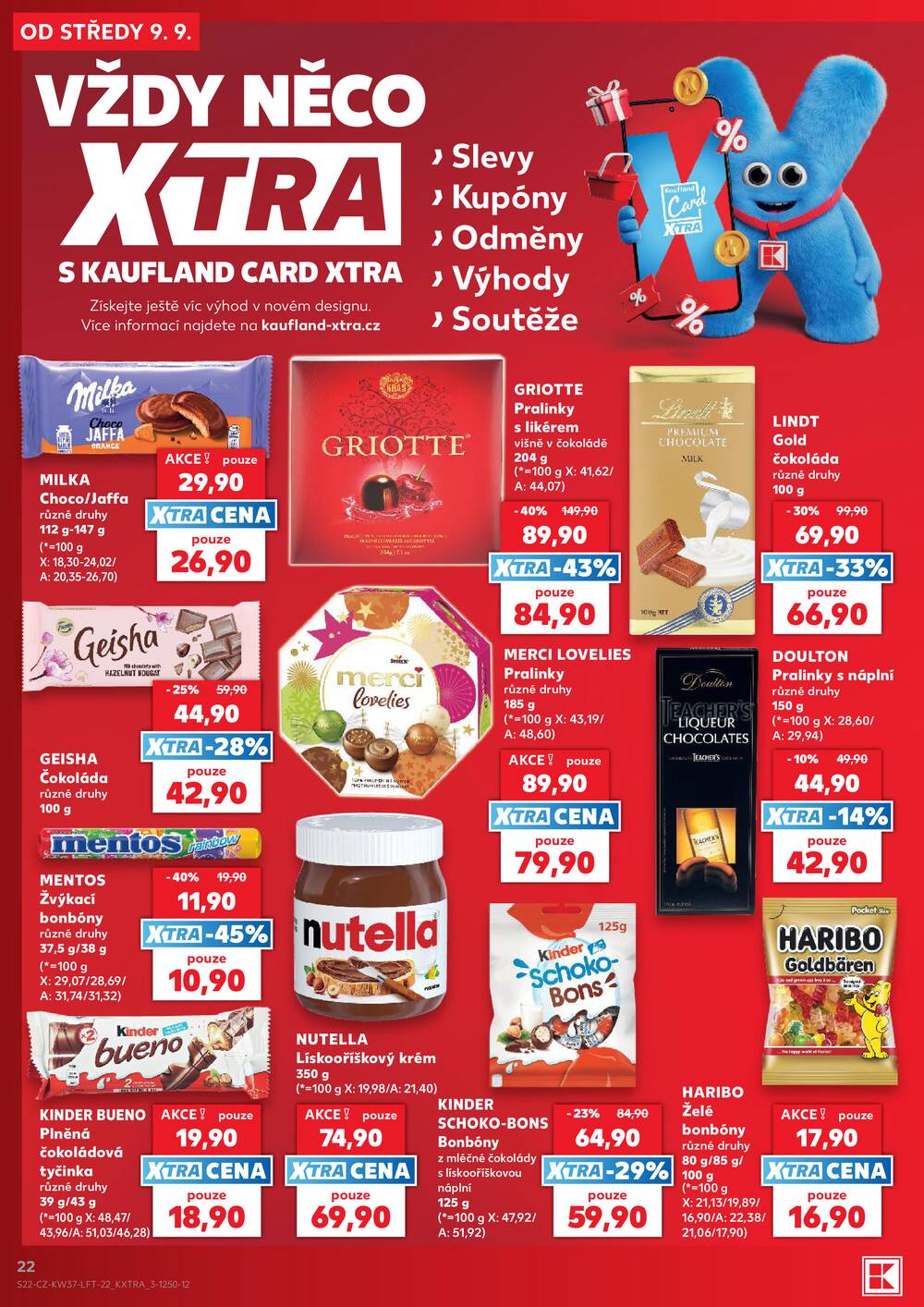 Leták Kaufland - Kaufland 9.9. - 15.9. - Kaufland - Praha 4 (Michle) - strana 22