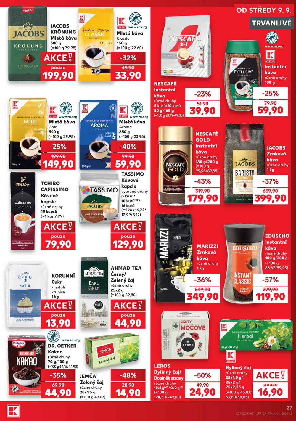 Kaufland 9.9. - 15.9. - Kaufland - Orlová