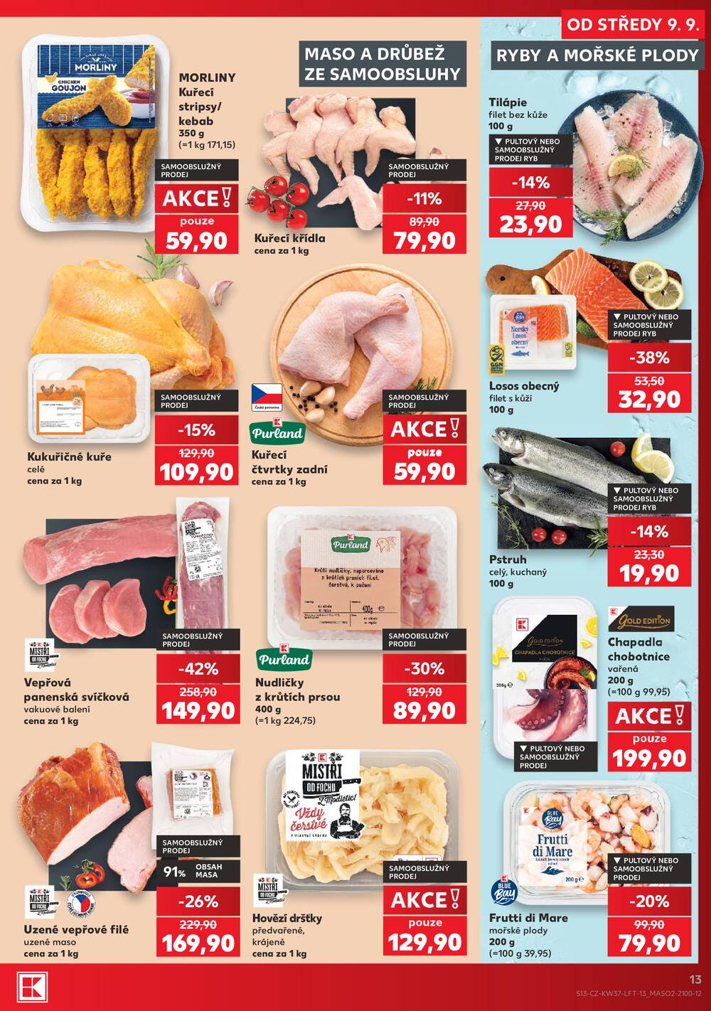 Kaufland 9.9. - 15.9. - Kaufland - Pardubice (S. K. Neumanna)