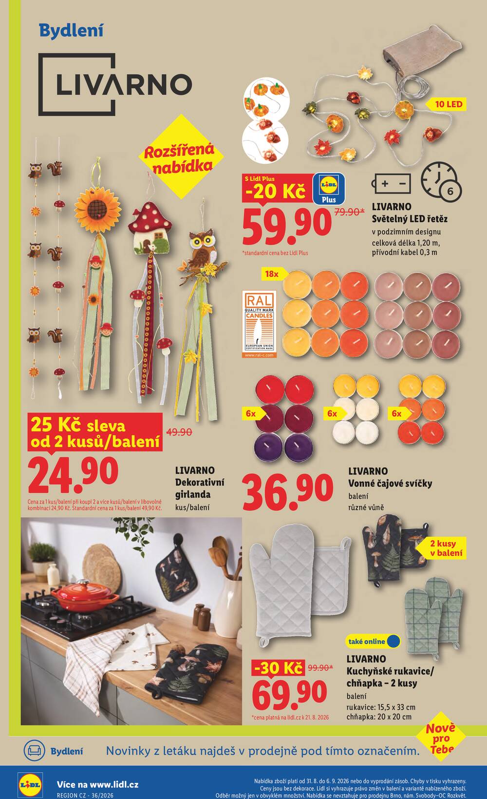 Leták Lidl - Lidl Spotřební zboží 31.8. - 6.9. - strana 6