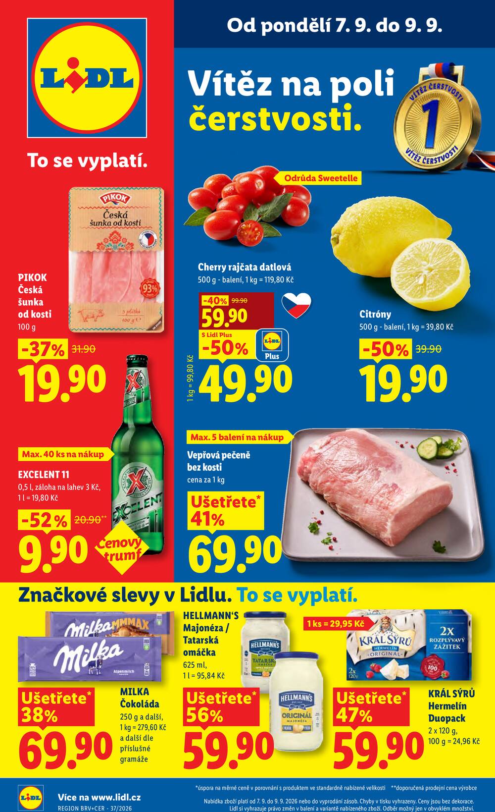 Leták Lidl - Lidl od 7.9. do 9.9.2026 - strana 3 Leták Lidl - Lidl od 7.9. do 9.9.2026 - strana 3