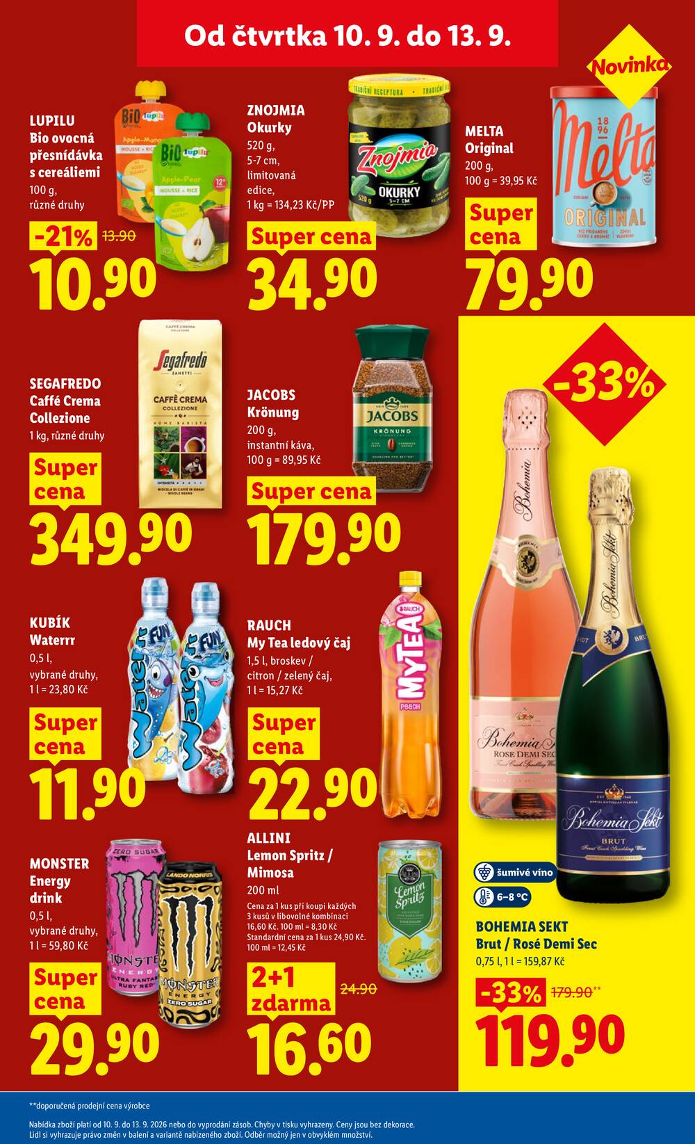 Lidl Čtvrtek od 10.9. do 13.9.2026