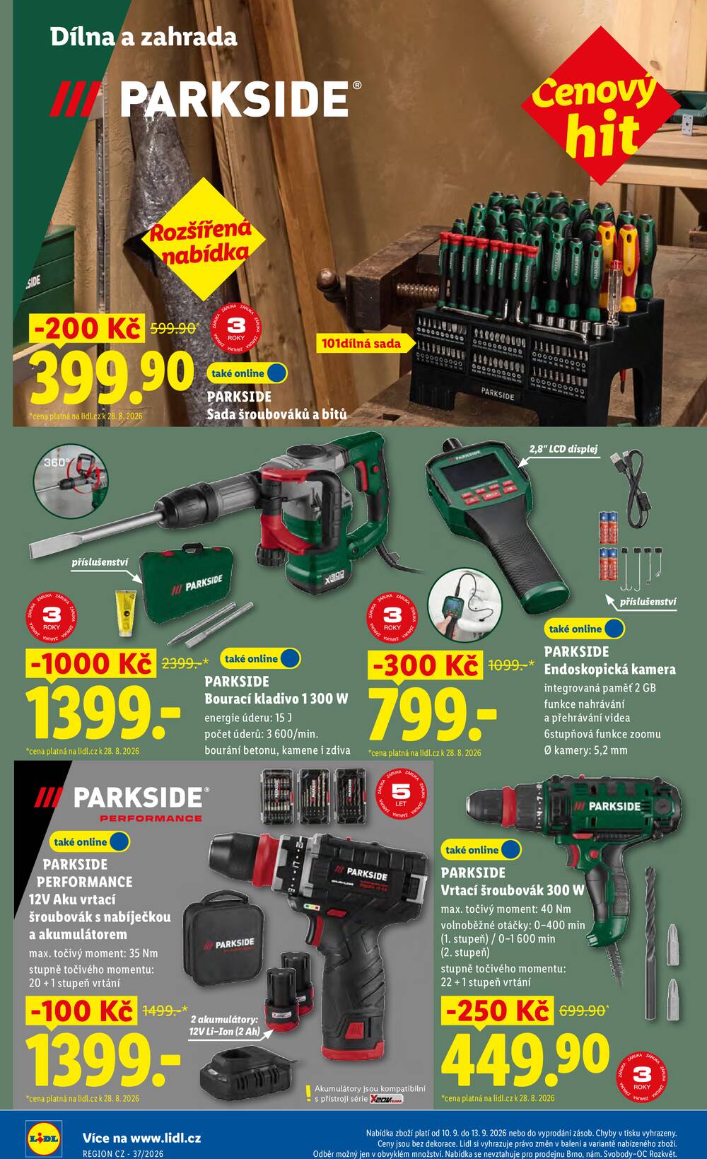 Lidl Čtvrtek od 10.9. do 13.9.2026