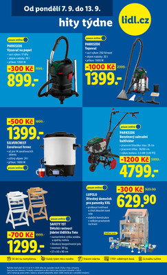 Lidl Čtvrtek od 10.9. do 13.9.2026
