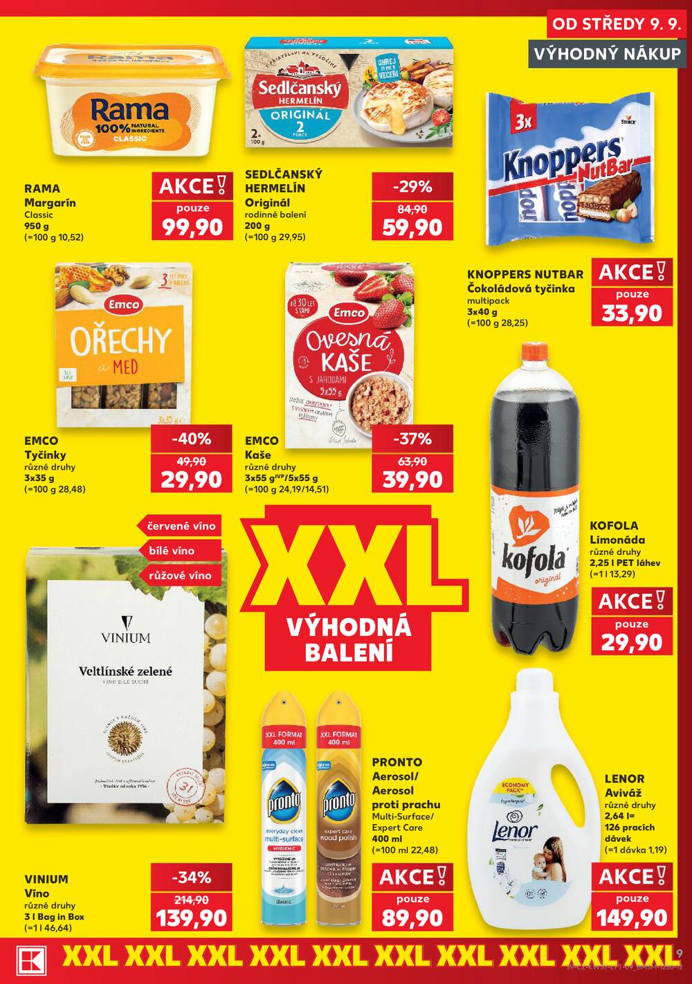 Leták Kaufland - Kaufland 9.9. - 15.9. - Kaufland - Kuřim - strana 9