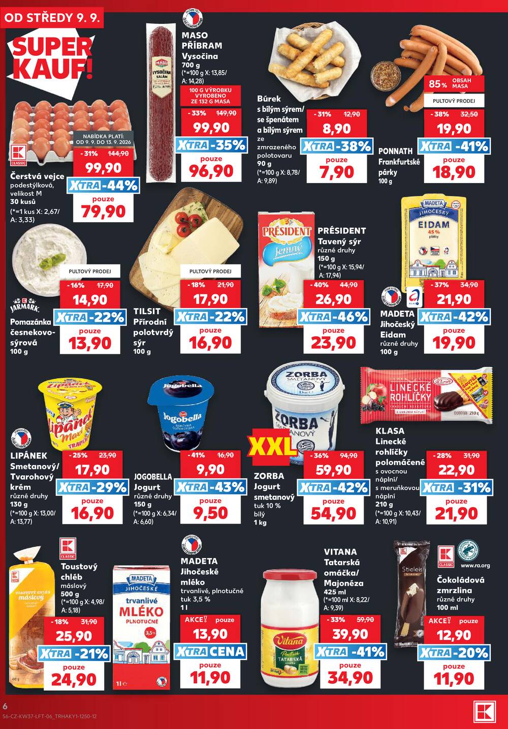 Kaufland 9.9. - 15.9. - Kaufland - Roudnice nad Labem