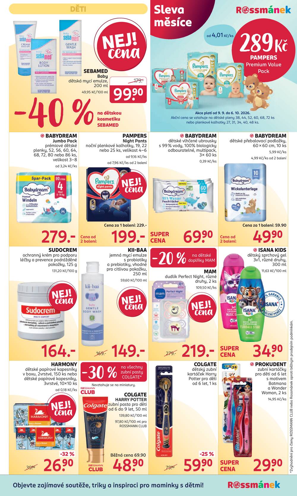 ROSSMANN 9.9. - 22.9.