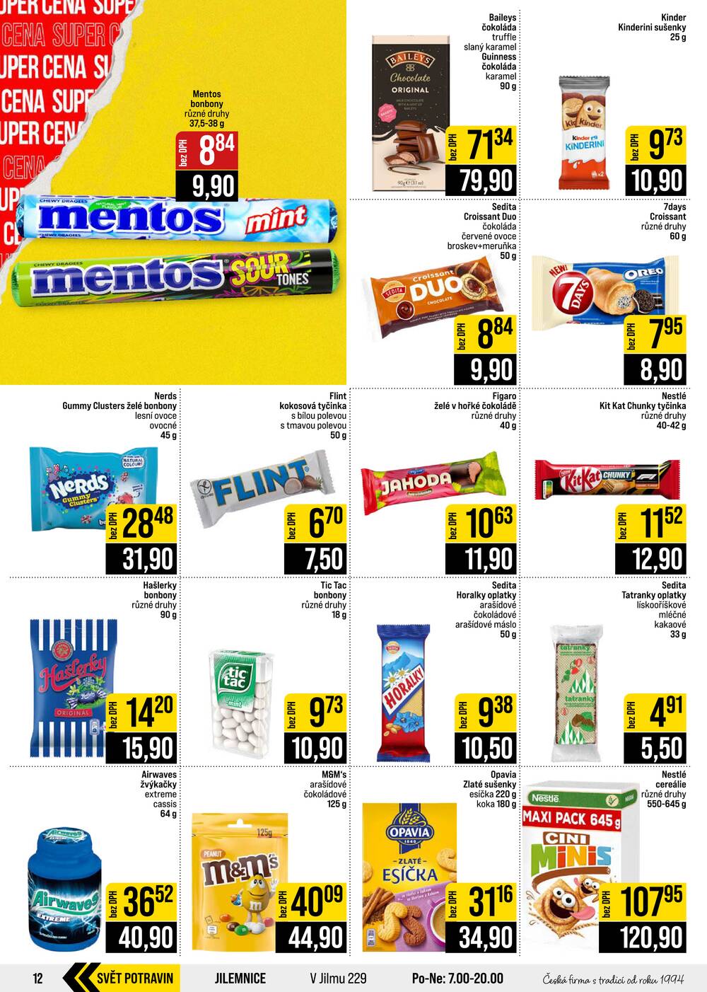 Leták JIP - JIP Cash & Carry Brno, Praha, Ostrava, Jilemnice, Pardubice, Ostrava, Karlovy Vary, Olomouc a Zlín od 9.9. do 15.9.2026 - strana 12