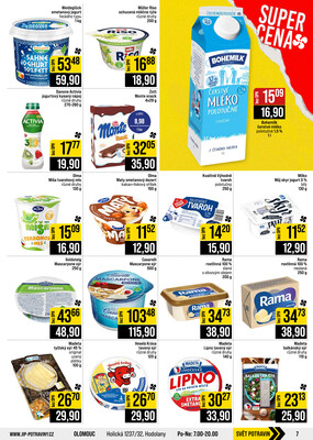 JIP Cash & Carry Brno, Praha, Ostrava, Jilemnice, Pardubice, Ostrava, Karlovy Vary, Olomouc a Zlín od 9.9. do 15.9.2026