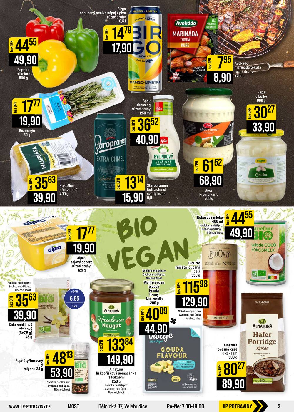Leták JIP - JIP Cash & Carry České Budějovice, Most, Náchod, Polička, Sušice a Svoboda nad Úpou od 9.9. do 15.9.2026 - strana 3 Leták JIP - JIP Cash & Carry České Budějovice, Most, Náchod, Polička, Sušice a Svoboda nad Úpou od 9.9. do 15.9.2026 - strana 3