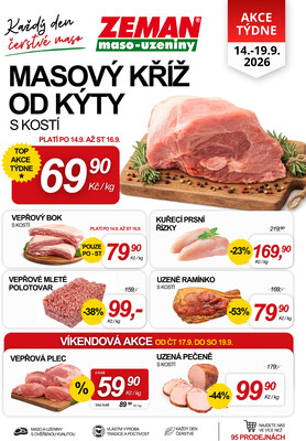 leták ZEMAN maso-uzeniny