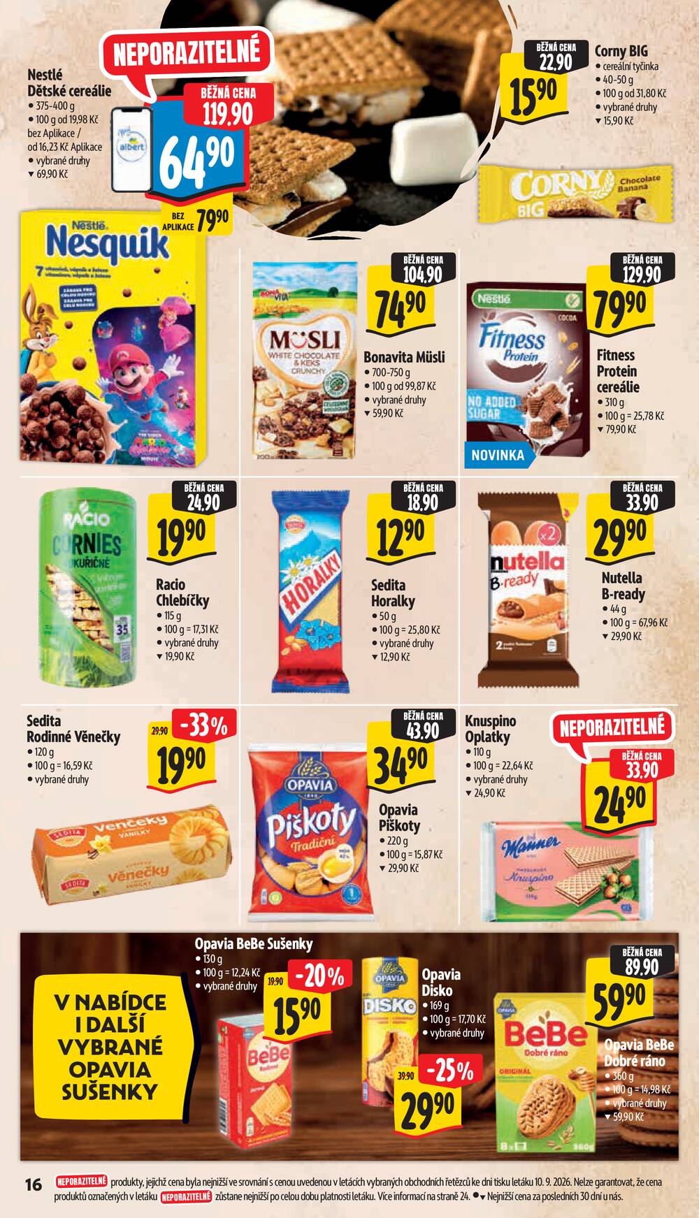 Albert Supermarket od 16.9. do 22.9.2026