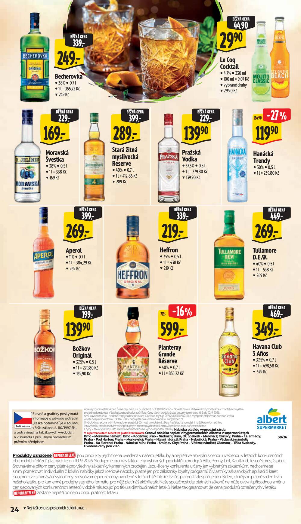 Leták Albert - Albert Supermarket od 16.9. do 22.9.2026 - strana 28