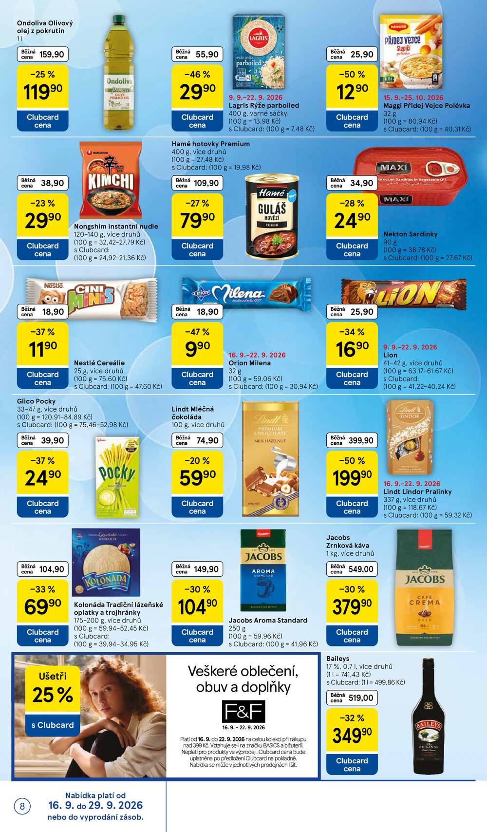 Leták Tesco - Tesco hypermarkety od 16.9. do 22.9.2026 - strana 8 Leták Tesco - Tesco hypermarkety od 16.9. do 22.9.2026 - strana 8