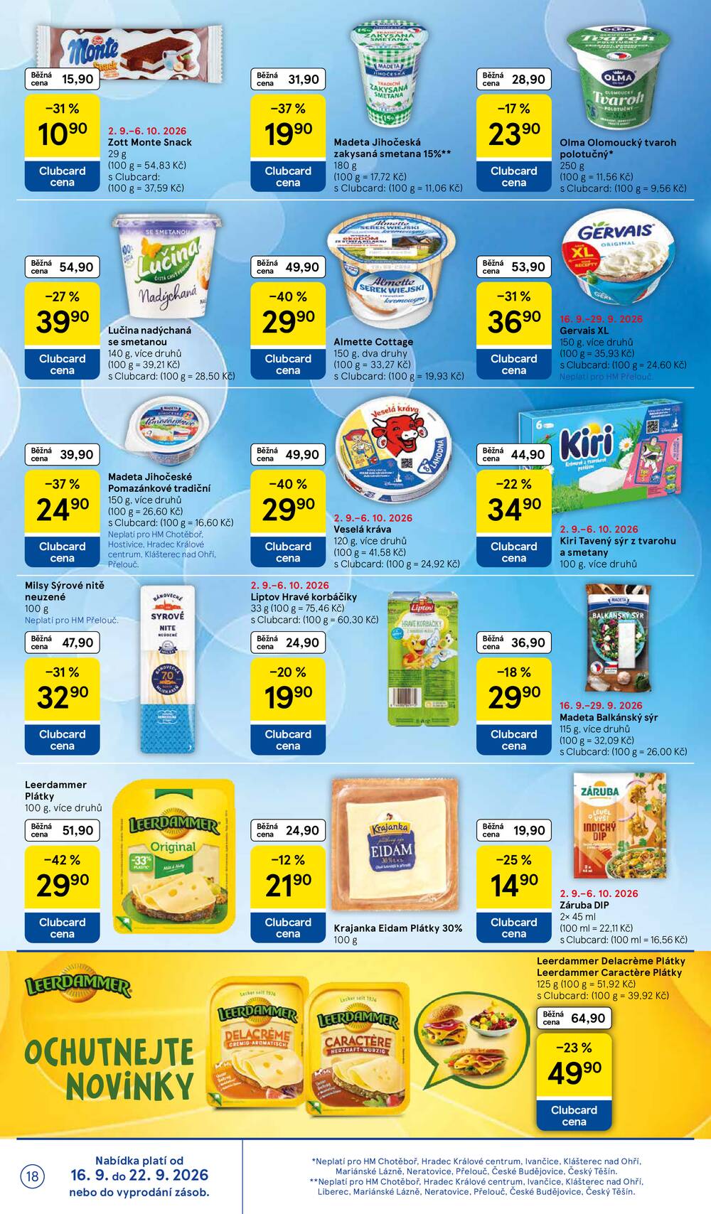 Leták Tesco - Tesco hypermarkety od 16.9. do 22.9.2026 - strana 18 Leták Tesco - Tesco hypermarkety od 16.9. do 22.9.2026 - strana 18
