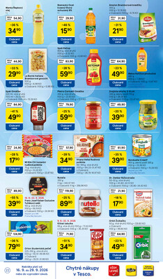 Tesco hypermarkety od 16.9. do 22.9.2026