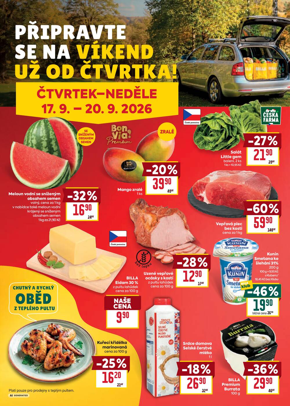 BILLA od 16.9. do 22.9.2026