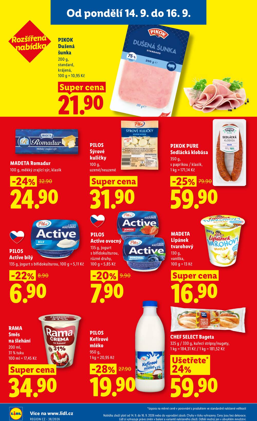 Lidl od 14.9. do 16.9.2026
