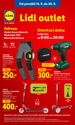 Lidl od 14.9. do 16.9.2026