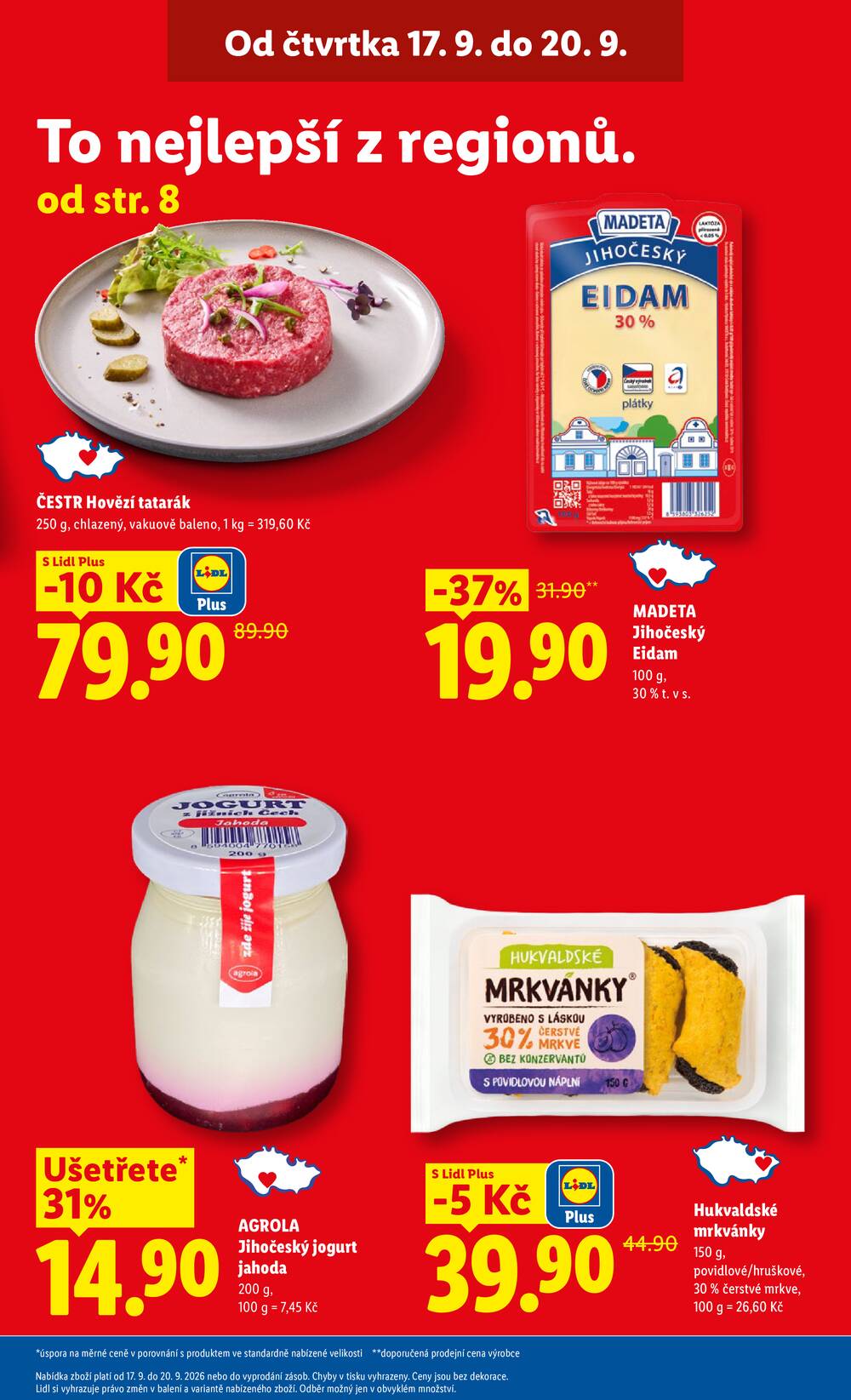 Lidl Čtvrtek od 17.9. do 20.9.2026