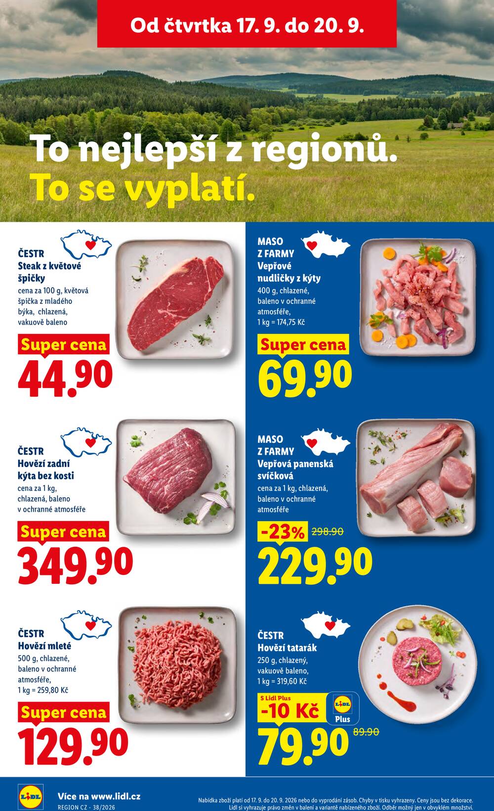 Lidl Čtvrtek od 17.9. do 20.9.2026