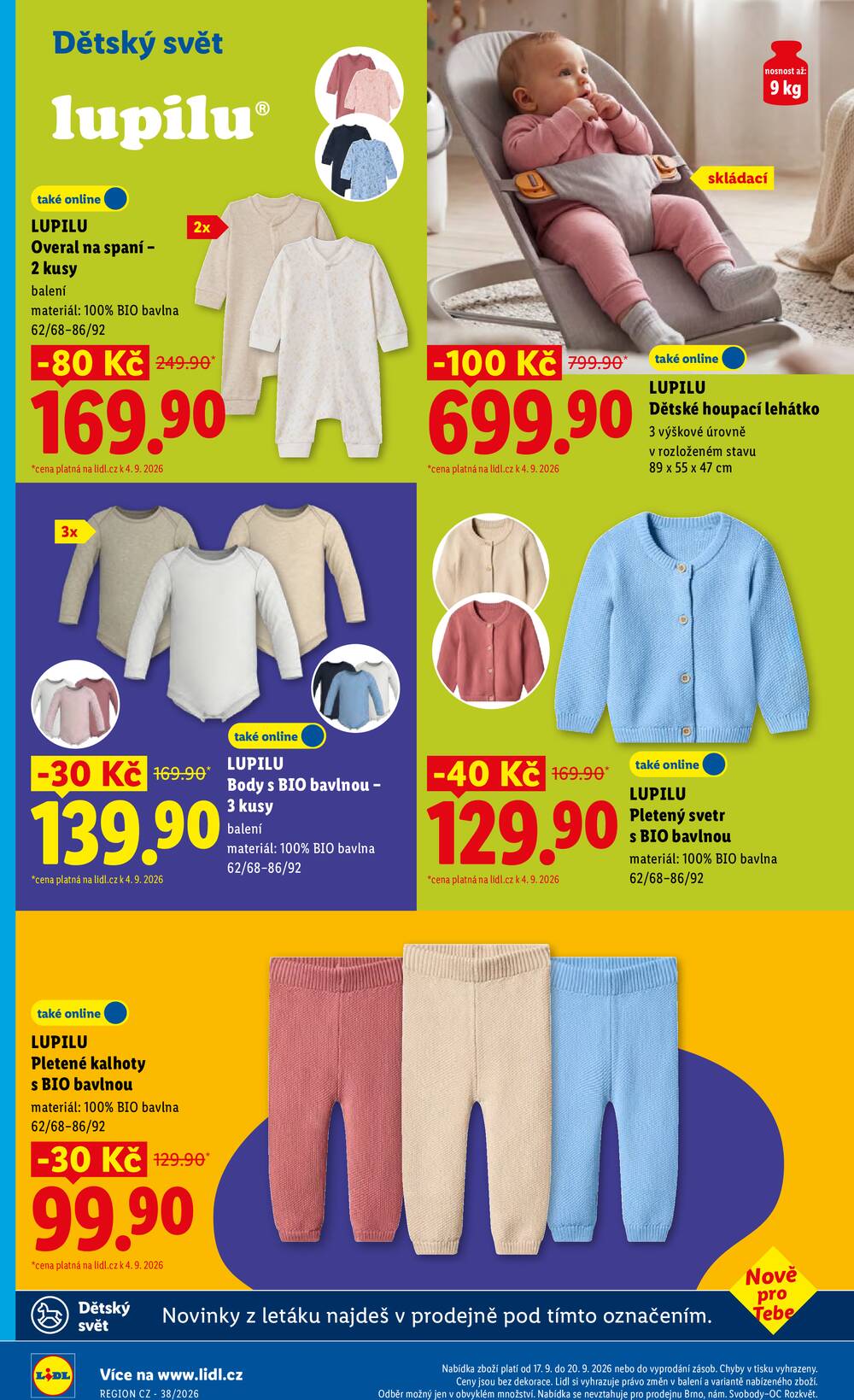 Lidl Čtvrtek od 17.9. do 20.9.2026