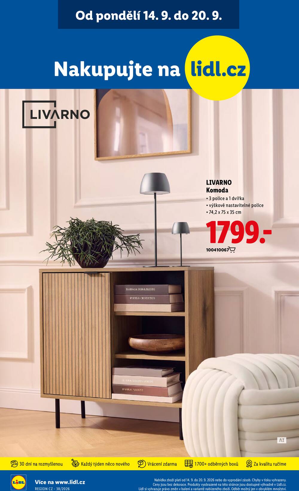 Lidl Čtvrtek od 17.9. do 20.9.2026