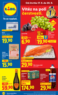 Lidl Čtvrtek od 17.9. do 20.9.2026