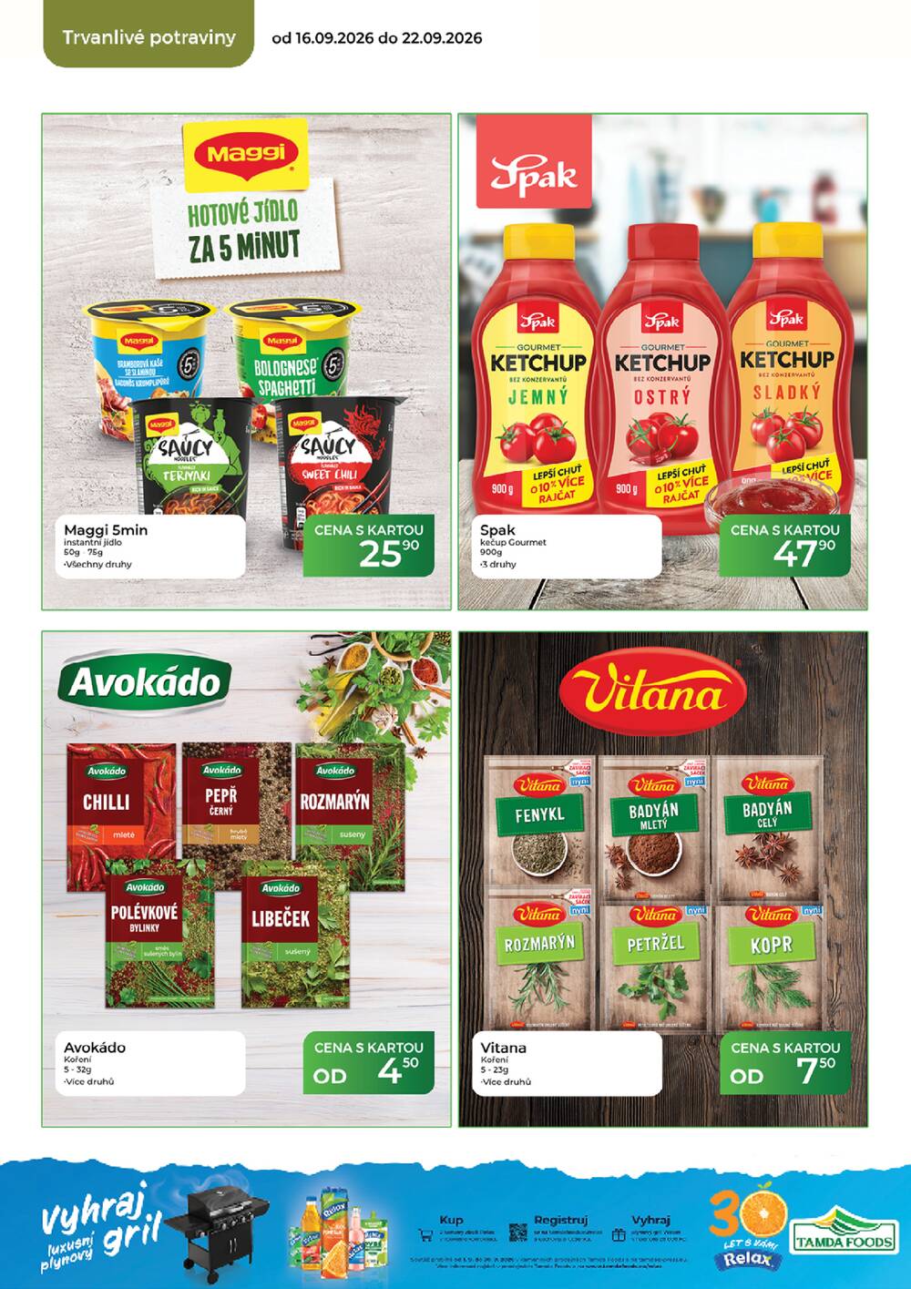 Leták Tamda Foods - Tamda Foods od 16.9. do 22.9.2026 - strana 40 Leták Tamda Foods - Tamda Foods od 16.9. do 22.9.2026 - strana 40