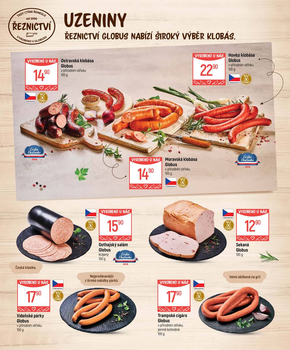Akční leták Globus 16.9. - 4.10.2026 - Globus Praha - Čakovice